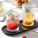 Sunflower embossed glass cupdrinkswareliving simply house