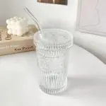 sunflower-ridged-glass-cup-with-strawdrinkswareliving-simply-house-139482 Sunflower ridged glass cup with strawdrinkswareliving simply house