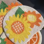 Sunflower rug patchandbagel