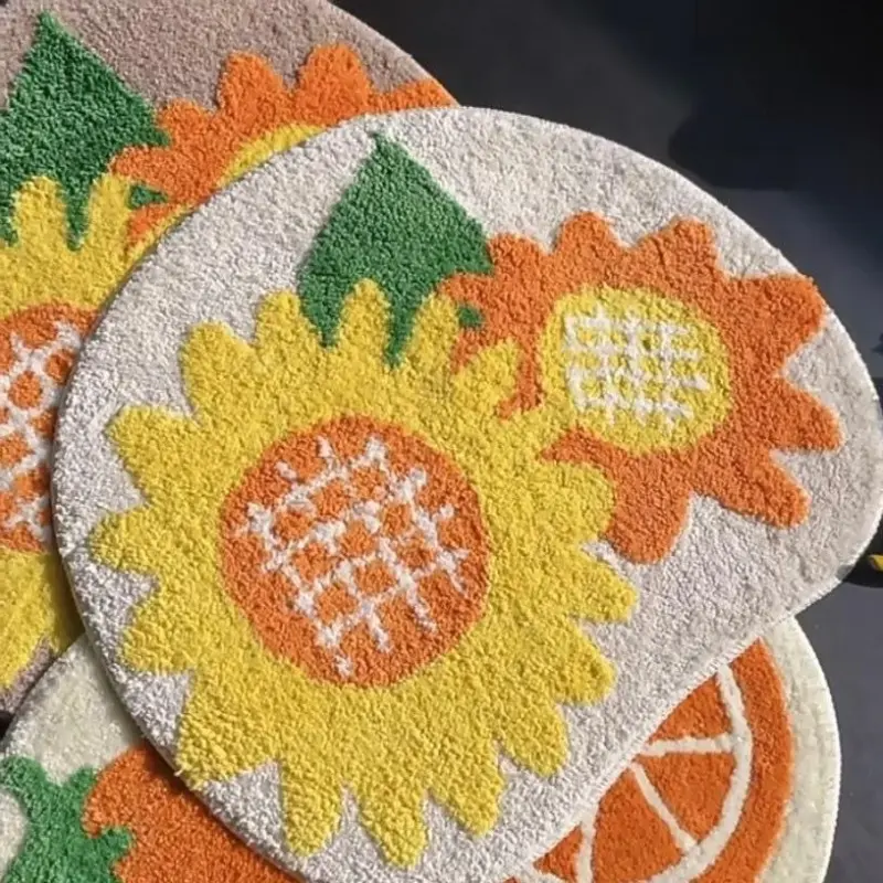 Sunflower rug patchandbagel