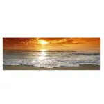 Sunsets Natural Sea Beach Landscape Posters and Prints Canvas Painting Panorama Scandinavian Wall Art Picture for Living  Room