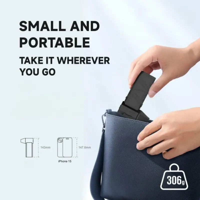 Super power turbo fan high speed mini jet fan 130000 rpm portable 3 speed settings long battery life