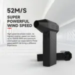 Super power turbo fan high speed mini jet fan 130000 rpm portable 3 speed settings long battery life
