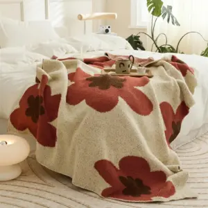 Super Soft Cosy Floral Pattern Blanket
