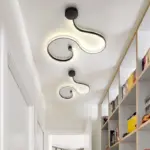 Surface mounted 14 14 to 19 34 wide led brushed nickel wall light