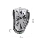 Surreal style melting wall clock
