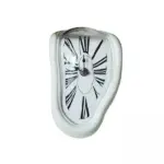 Surreal style melting wall clock