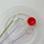 Sweet crystal candy dessert spoon