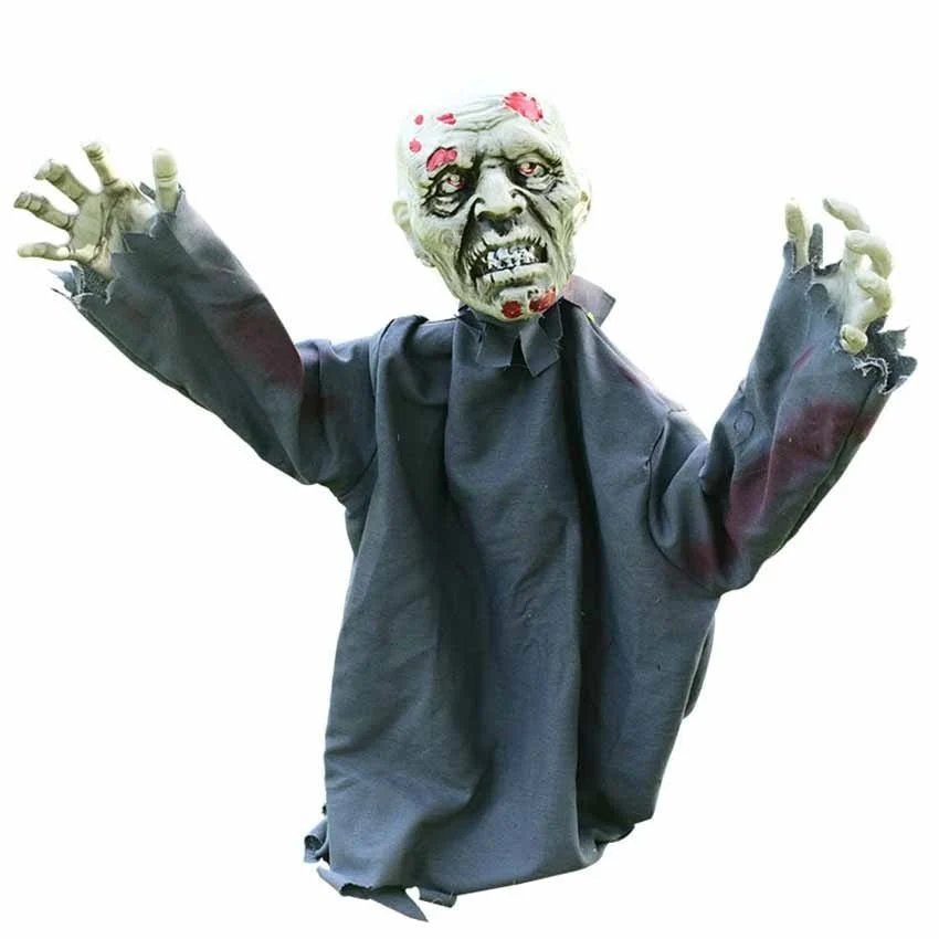 Swing Ghost Voice Control Decorative Props Horror Halloween Props For Outdoor Garden 848245