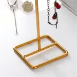 T bar wrought iron jewellery display organiser
