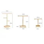 T bar wrought iron jewellery display organiser