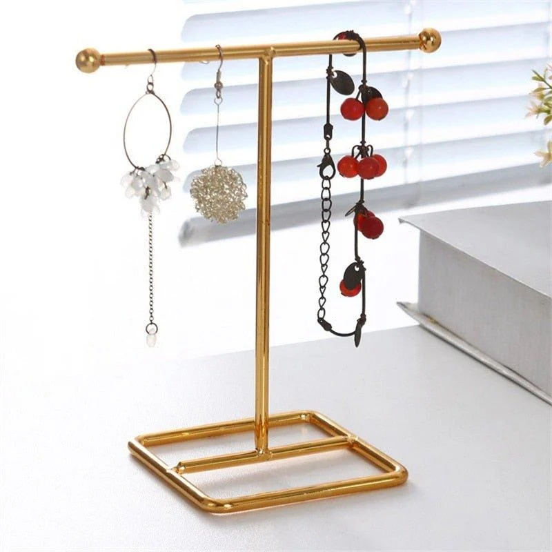 T Bar Wrought Iron Jewellery Display Organiser 294855