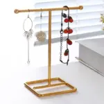 T bar wrought iron jewellery display organiser