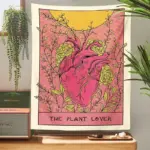 Tarot card tapestry wall hanging