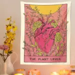 Tarot card tapestry wall hanging
