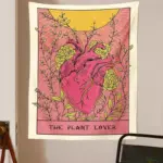 Tarot card tapestry wall hanging