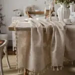 Tassel tableclothtableclothliving simply house