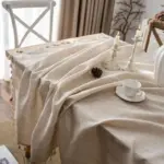 Tassel tableclothtableclothliving simply house