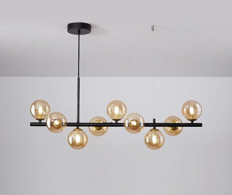 Tcnasandyha Led Kroonluchters Nordic Magic Bean Glas Bal G9 Opknoping Hanger Verlichting Voor Woonkamer Eettafel Schorsing