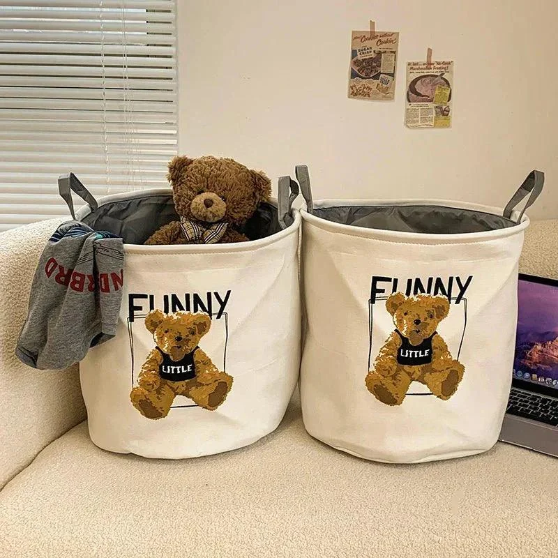 Teddy Bear Foldable Storage Basket 934348