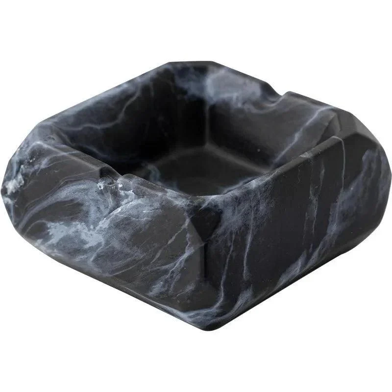 Textured Marble Effect Ceramic Ashtray 479588