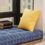 Thick corduroy long bench cushion