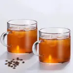 Thickened glass coffee cups