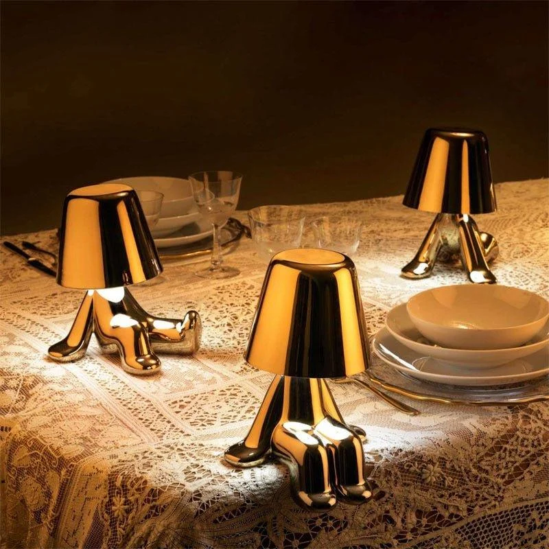 Thinker Golden Lamp 143850