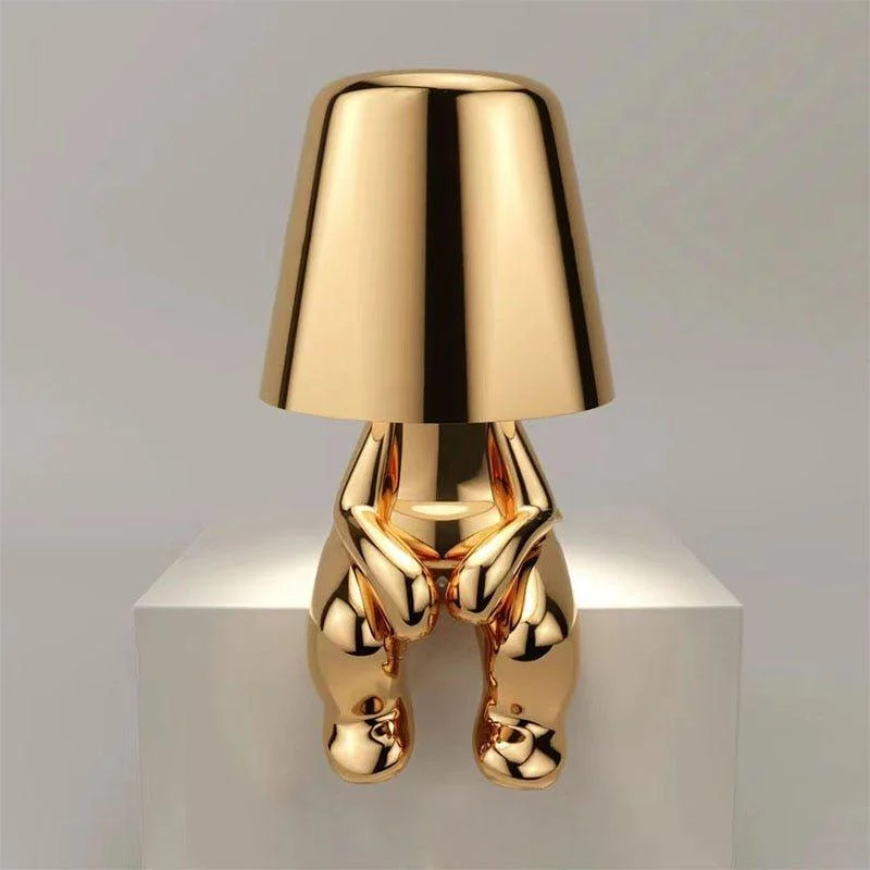 Thinker Golden Lamp 166031