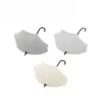 Three piece set of cute umbrella wall hooks