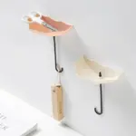 Three piece set of cute umbrella wall hooks