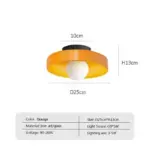 TobkGlass Ceiling Light Nordic LED G9 Source Wall Lamps For Entryway Hallway Aisle Balcony Bedroom Living