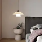 Tokyoglow moderne japanische hangelampe minimalistisches design schwarz weiss grau xlumina2