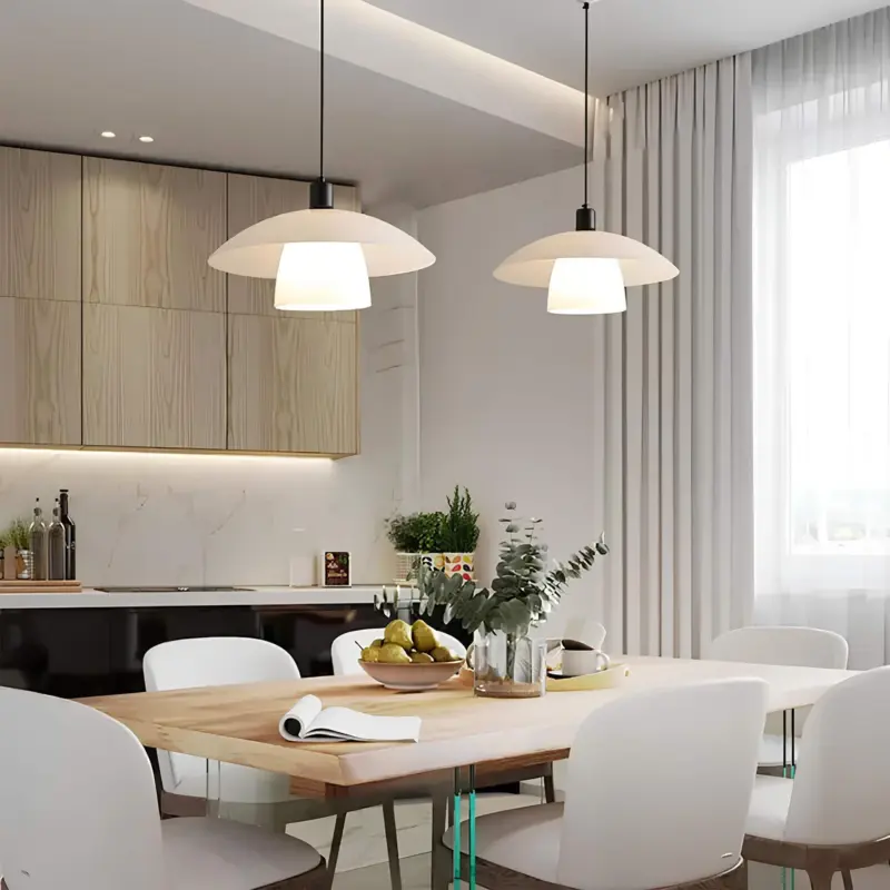 Tokyoglow moderne japanische hangelampe minimalistisches design schwarz weiss grau xlumina4