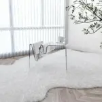 Translucent retro style living room side table