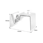 Translucent retro style living room side table
