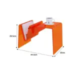 Translucent retro style living room side table