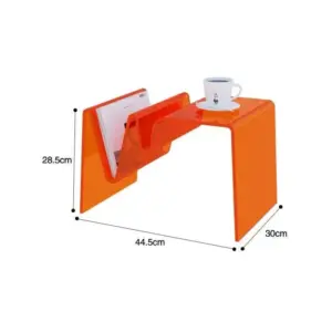 Translucent Retro Style Living Room Side Table