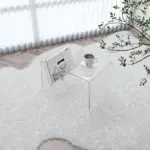 Translucent retro style living room side table
