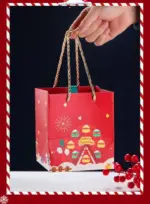Transparent christmas glass cup with optional gift box