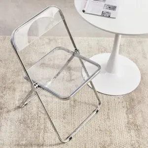 Transparent Coloured Folding Acrylic Chair