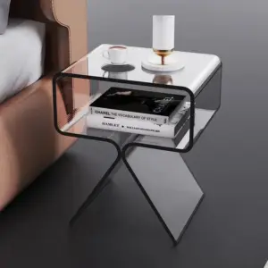 Transparent Minimalist Sofa Coffee Table