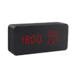 Tre minimalistisk led vekkerklokke led lighting accessories norskova 12