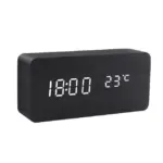 Tre minimalistisk led vekkerklokke led lighting accessories norskova 7