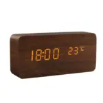 Tre minimalistisk led vekkerklokke led lighting accessories norskova 8