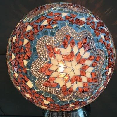 Turkish Style Mosaic Stained Glass Pendant Light 374409