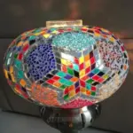 Turkish style mosaic stained glass pendant light