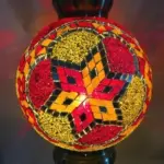 Turkish style mosaic stained glass pendant light