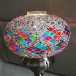 Turkish style mosaic stained glass pendant light