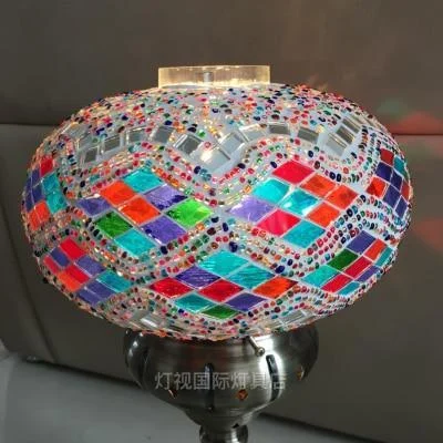 Turkish Style Mosaic Stained Glass Pendant Light 933020